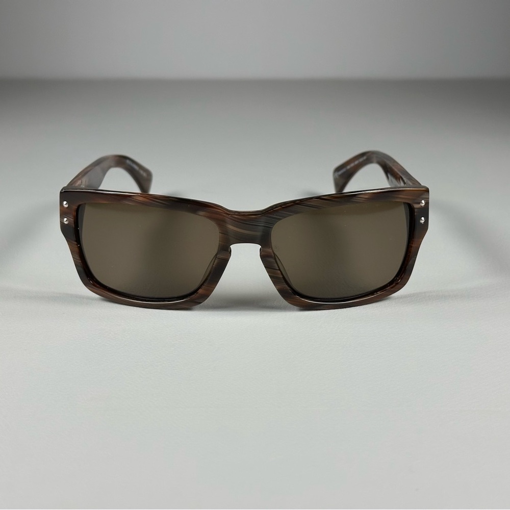[SOLD] Alexander McQueen AMQ 4108/S 2B7X7 Dark Brown Havana Sunglasses
